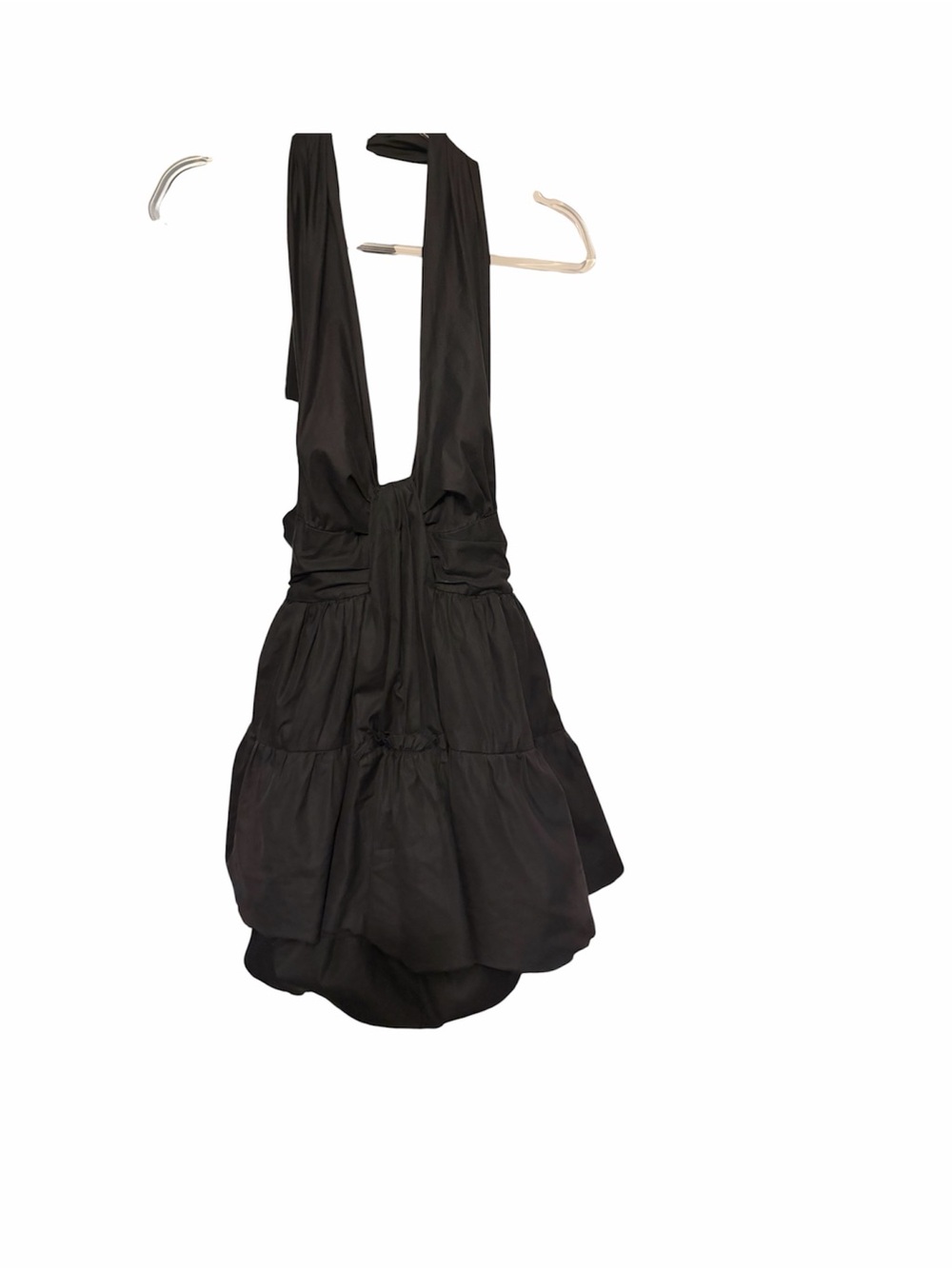 D&G Black Mini Halter Bubble Dress